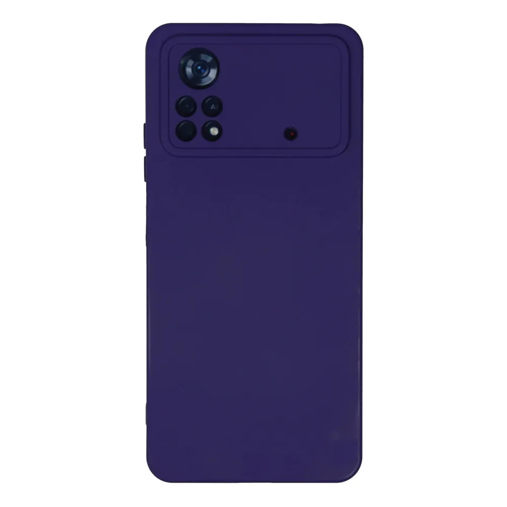 Newface Xiaomi Poco X4 Pro 5G Kılıf Nano Içi Kadife Silikon - Mor