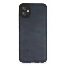 Newface Samsung Galaxy A04E Kılıf Loop Deri Silikon - Lacivert