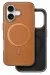 Venco Iphone 16 Puskas Magsafe Kapak - Açık Kahve