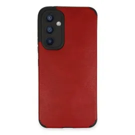 Newface Samsung Galaxy A54 5G Kılıf Loop Deri Silikon - Kırmızı