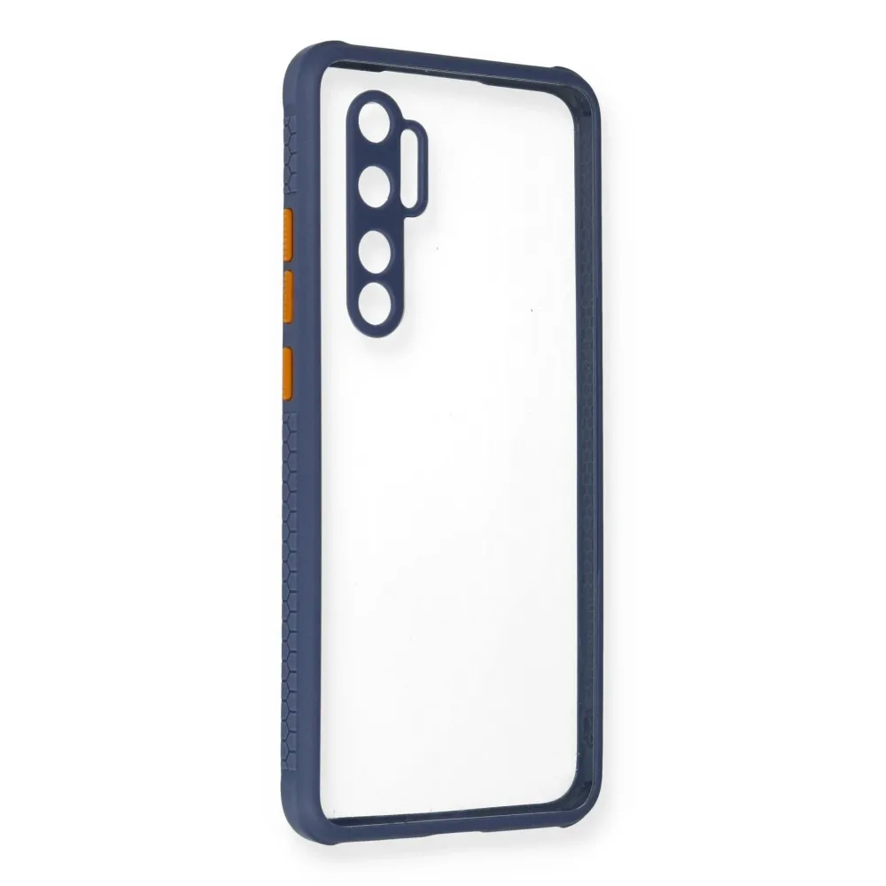 Newface Xiaomi Mi Note 10 Lite Kılıf Miami Şeffaf Silikon - Gri