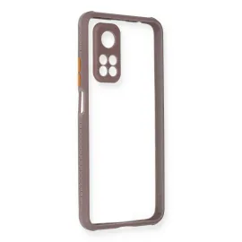 Newface Xiaomi Mi 10T Pro Kılıf Miami Şeffaf Silikon - Açık Mor