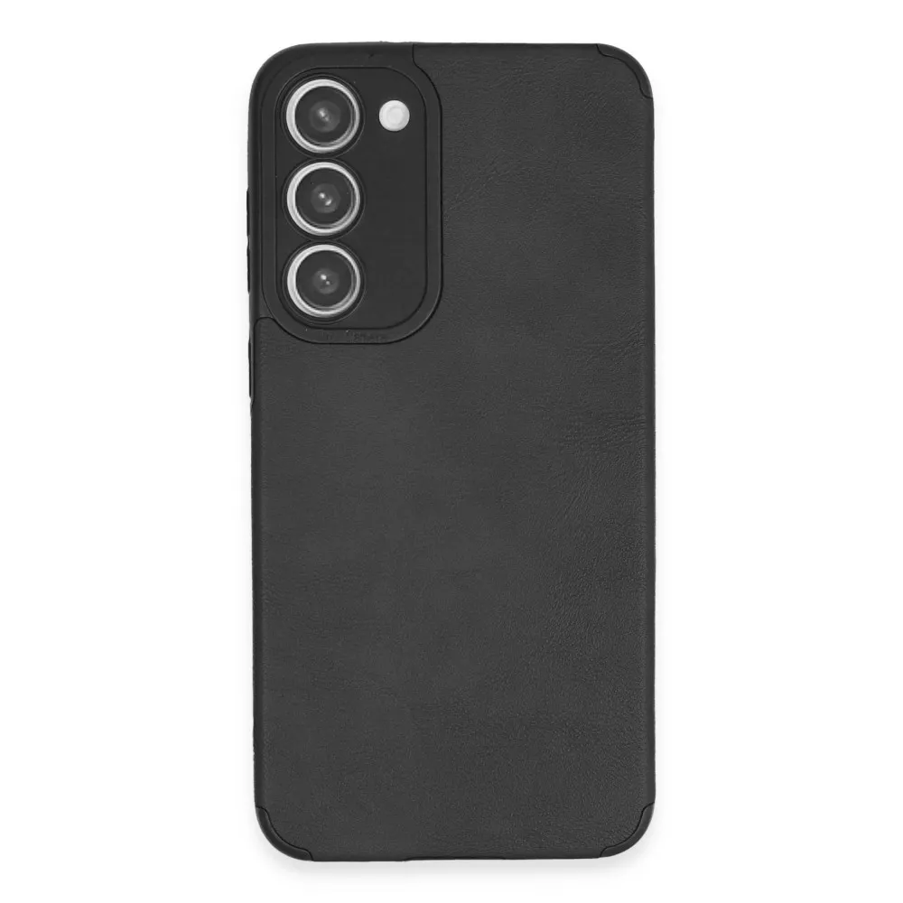 Newface Samsung Galaxy S23 Plus Kılıf Loop Deri Silikon - Siyah