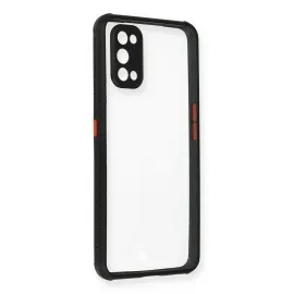 Newface Realme 7 Pro Kılıf Miami Şeffaf Silikon - Siyah