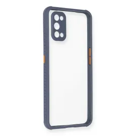 Newface Realme 7 Pro Kılıf Miami Şeffaf Silikon - Gri