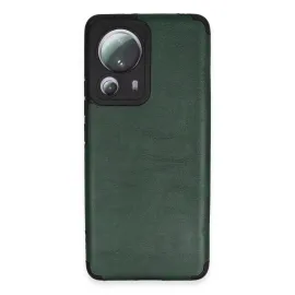 Newface Xiaomi Mi 13 Lite Kılıf Loop Deri Silikon - Yeşil