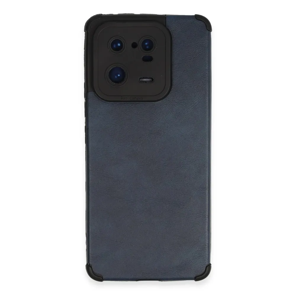 Newface Xiaomi Mi 13 Pro Kılıf Loop Deri Silikon - Lacivert