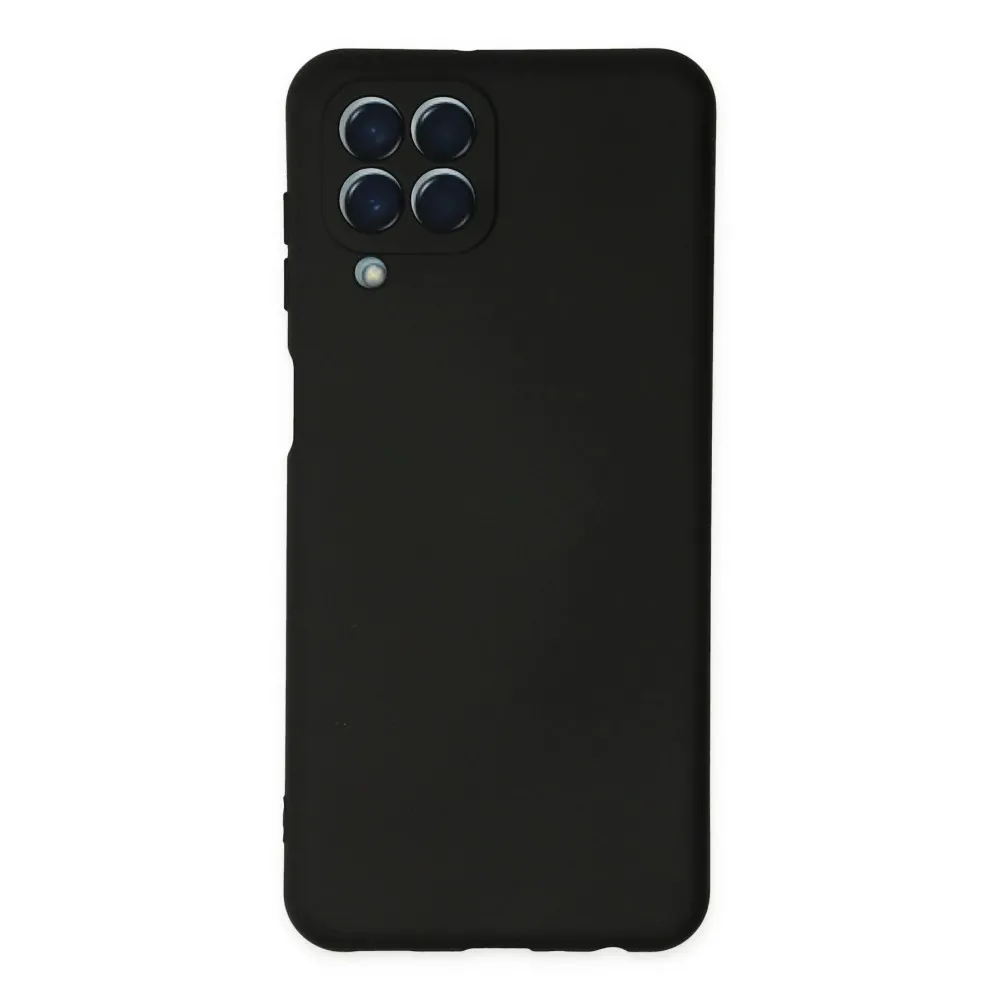 Newface Samsung Galaxy M33 Kılıf Nano Içi Kadife Silikon - Siyah