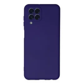 Newface Samsung Galaxy M33 Kılıf Nano Içi Kadife Silikon - Mor