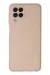 Newface Samsung Galaxy M33 Kılıf Nano Içi Kadife Silikon - Pudra