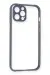 Newface Iphone 12 Pro Kılıf Miami Şeffaf Silikon - Gri