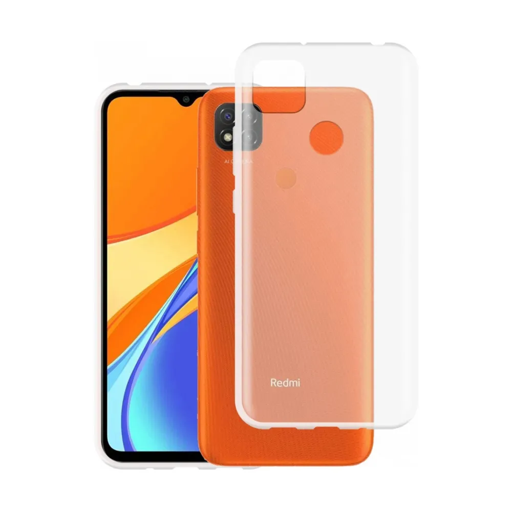 Newface Xiaomi Redmi 9C Kılıf Lüx Şeffaf Silikon