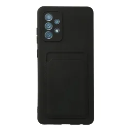 Newface Samsung Galaxy A53 5G Kılıf Kelvin Kartvizitli Silikon - Siyah