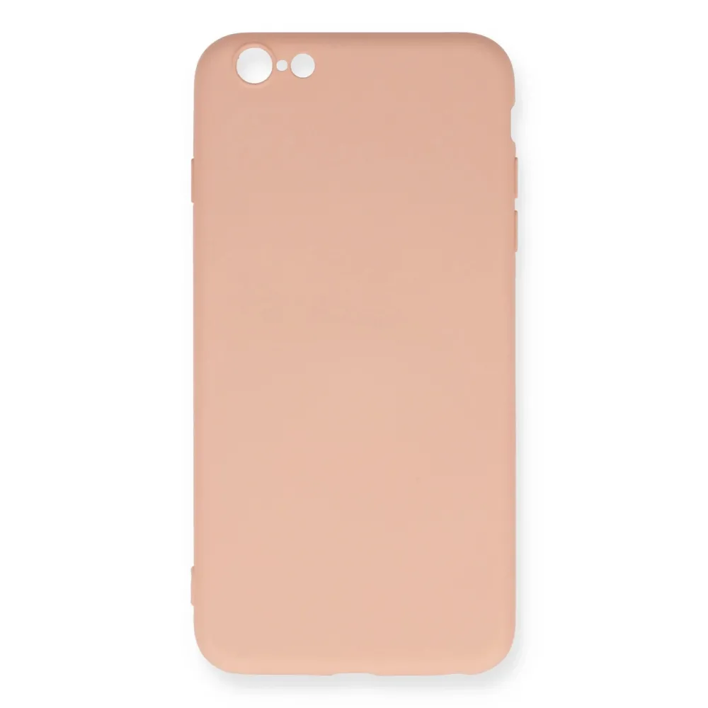 Newface Iphone 6 Plus Kılıf Nano Içi Kadife Silikon - Pudra