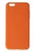 Newface Iphone 6 Plus Kılıf Nano Içi Kadife Silikon - Turuncu