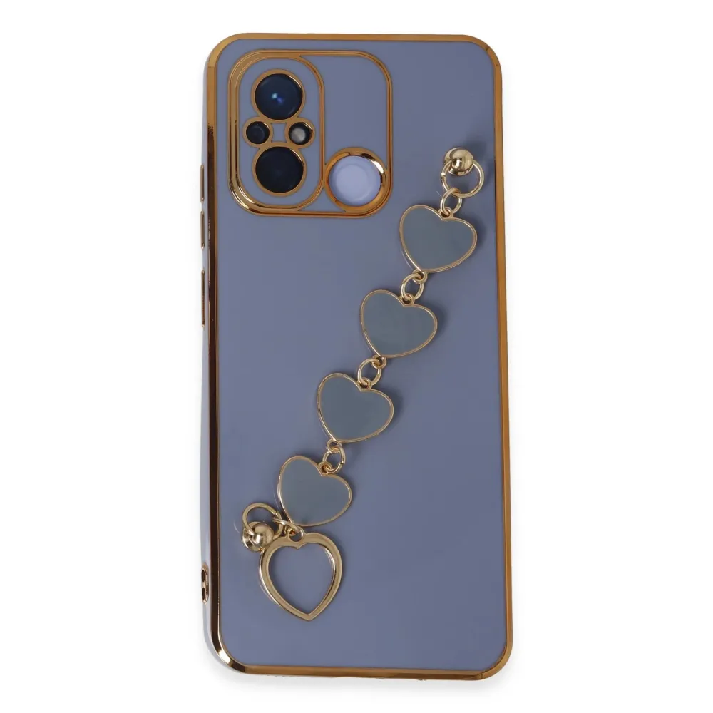 Newface Xiaomi Redmi 12C Kılıf Esila Silikon - Gri