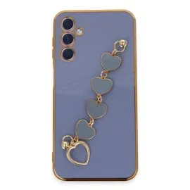 Newface Samsung Galaxy A24 4G Kılıf Esila Silikon - Gri