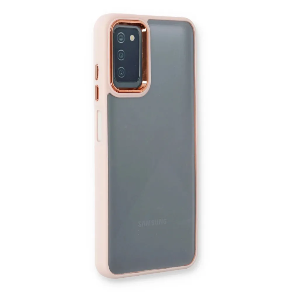 Newface Samsung Galaxy A03S Kılıf Dora Kapak - Pudra