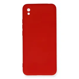 Newface Xiaomi Redmi 9A Kılıf Nano Içi Kadife Silikon - Kırmızı