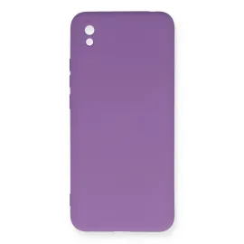 Newface Xiaomi Redmi 9A Kılıf Nano Içi Kadife Silikon - Mor