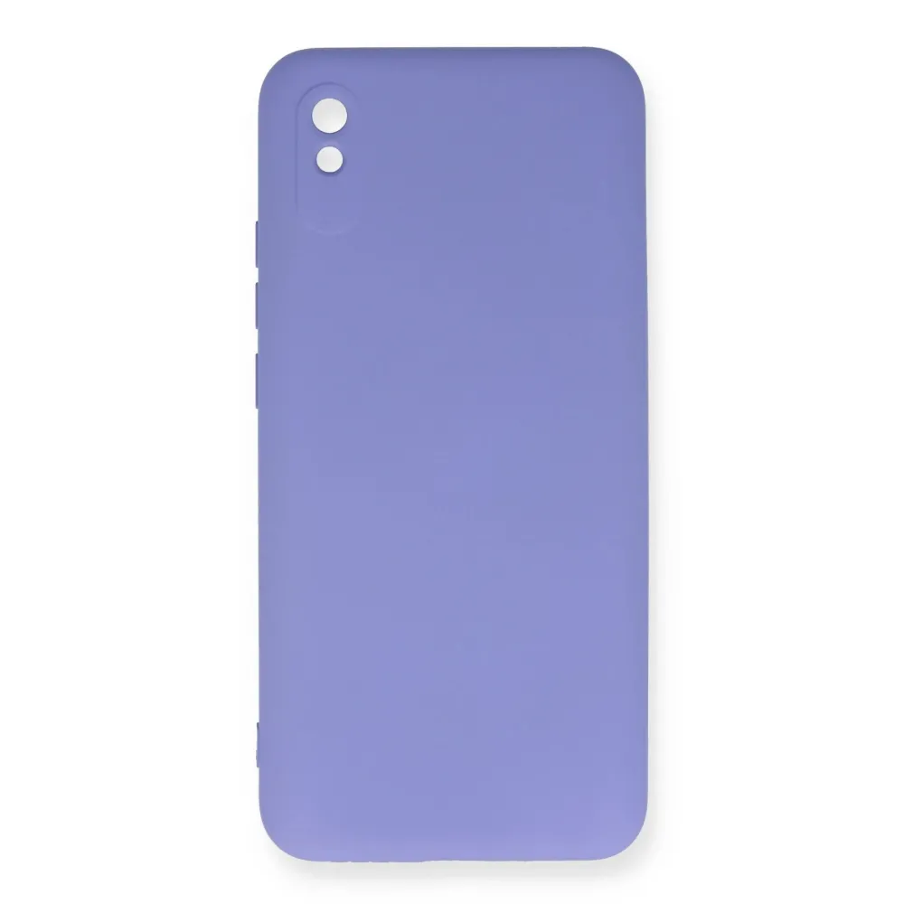Newface Xiaomi Redmi 9A Kılıf Nano Içi Kadife Silikon - Lila