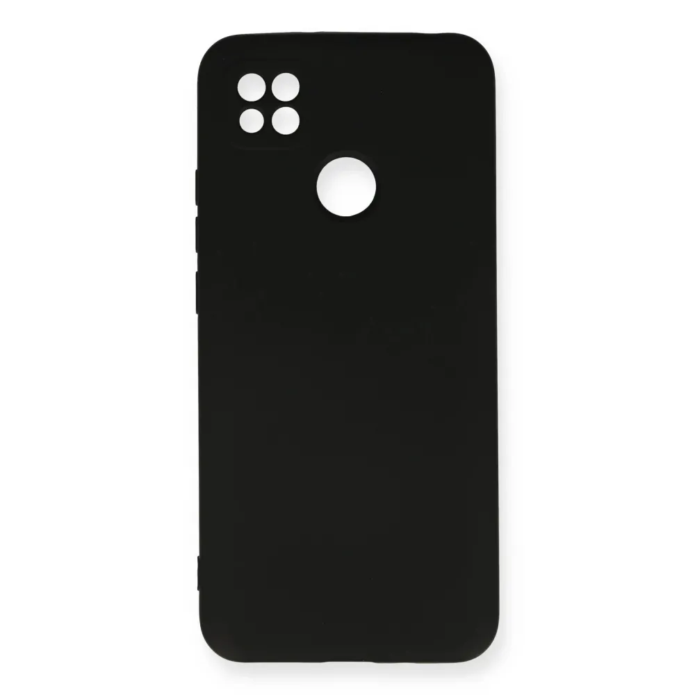 Newface Xiaomi Redmi 9C Kılıf Nano Içi Kadife Silikon - Siyah