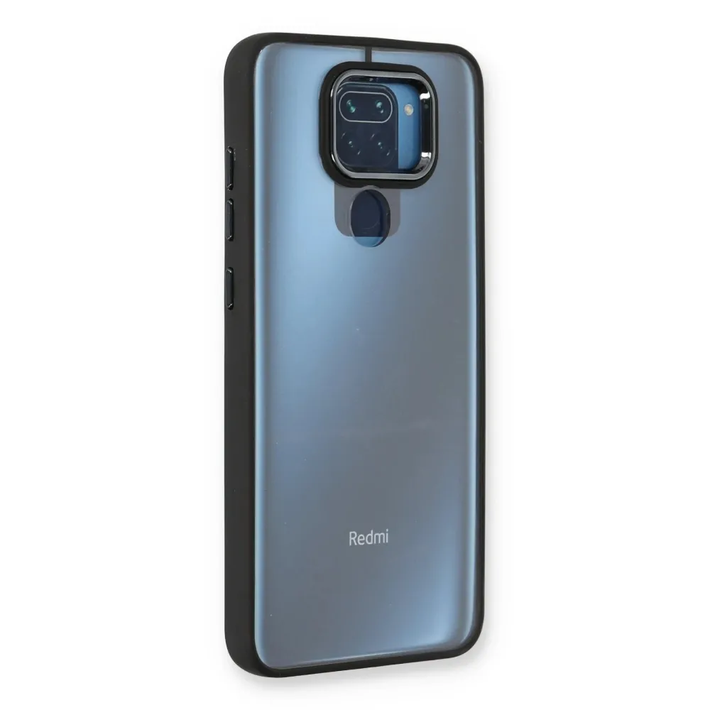 Newface Xiaomi Redmi Note 9 Kılıf Dora Kapak - Siyah