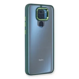 Newface Xiaomi Redmi Note 9 Kılıf Dora Kapak - Haki Yeşil