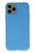 Newface Iphone 11 Pro Kılıf Nano Içi Kadife Silikon - Mavi