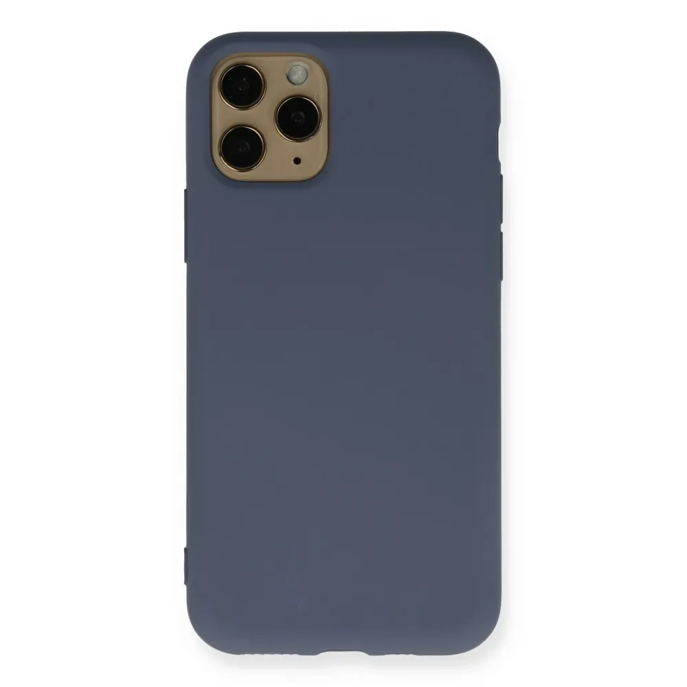 Newface Iphone 11 Pro Kılıf Nano Içi Kadife Silikon - Gri