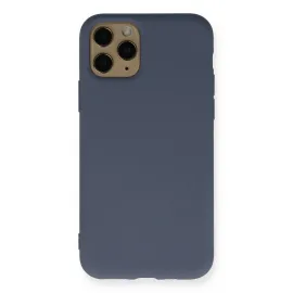Newface Iphone 11 Pro Kılıf Nano Içi Kadife Silikon - Gri