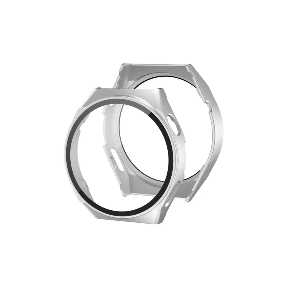 Newface Huawei Watch GT2 46mm Dota Camlı Kasa Ekran Koruyucu - Gümüş