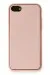 Newface iPhone 7 Kılıf Coco Deri Silikon Kapak - Pembe