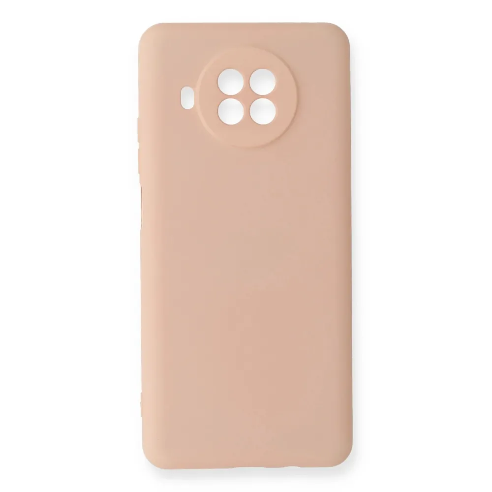 Newface Xiaomi Mi 10T Lite Kılıf Nano Içi Kadife Silikon - Pudra