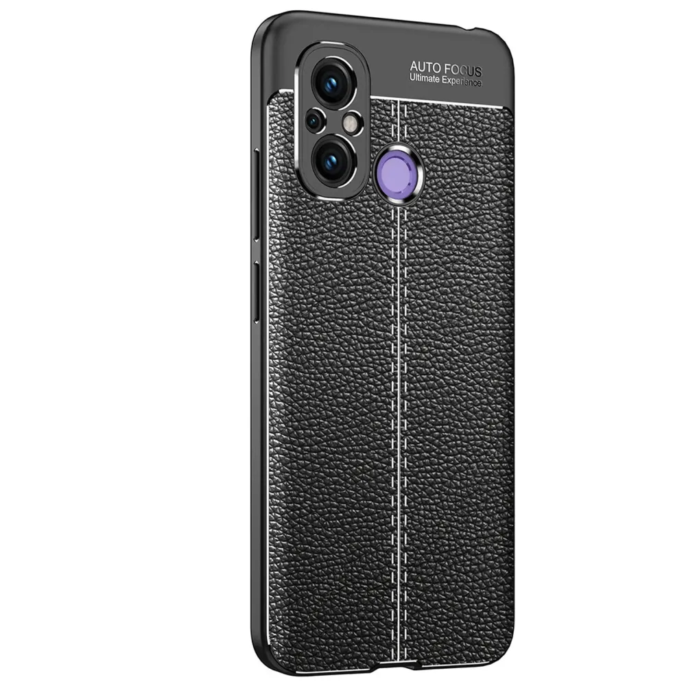 Newface Xiaomi Redmi 12C Kılıf Auto Focus Kapak - Siyah