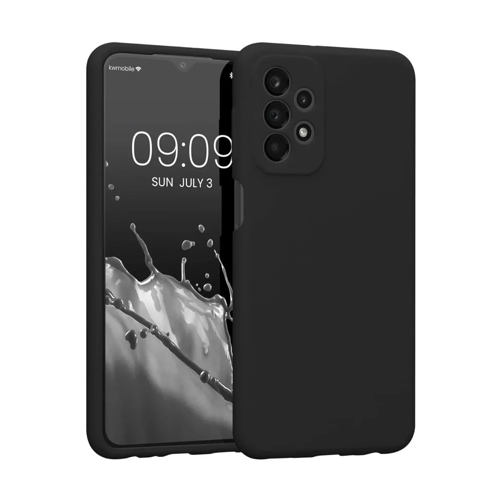 Newface Samsung Galaxy A13 4G Kılıf First Silikon - Siyah