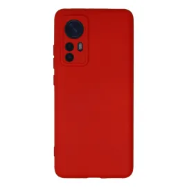 Newface Xiaomi Mi 12 Kılıf Nano Içi Kadife Silikon - Kırmızı