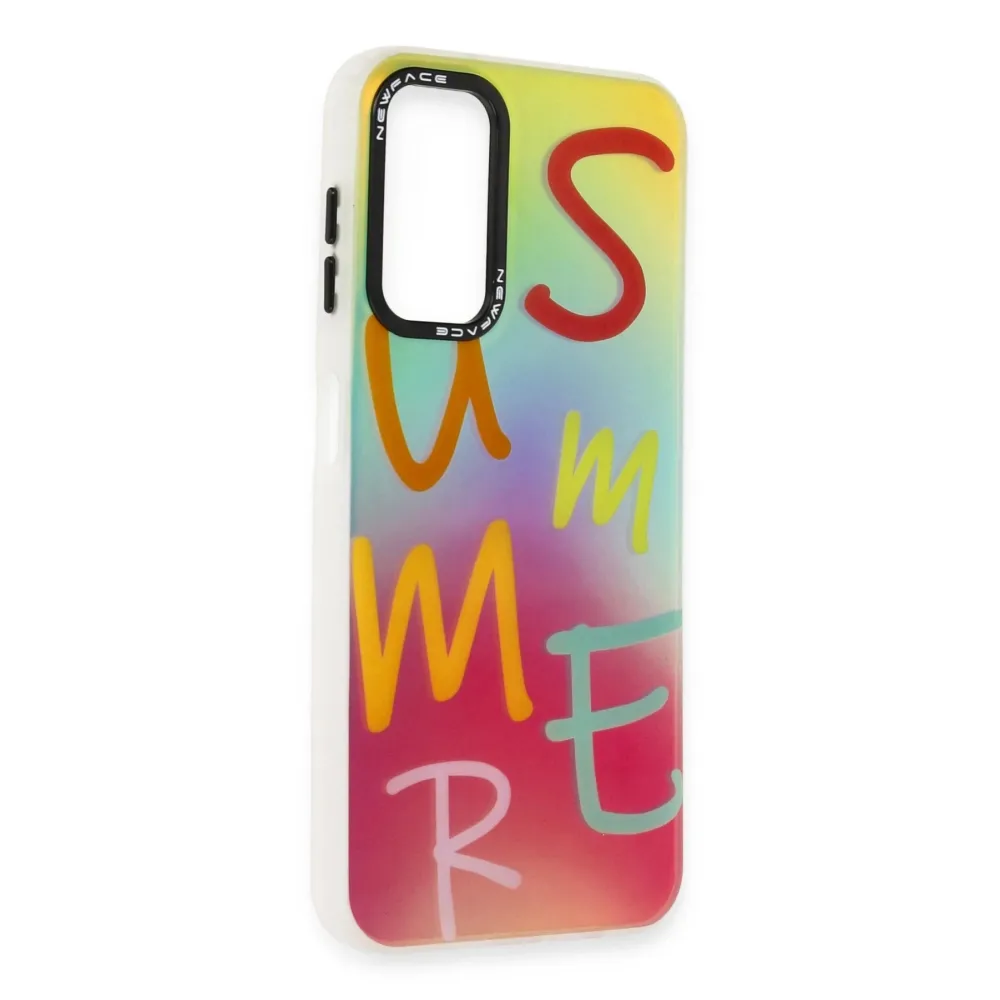 Newface Samsung Galaxy A14 4G Kılıf Estoril Desenli Kapak - Estoril - 3