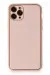 Newface Iphone 11 Pro Max Kılıf Coco Deri Silikon Kapak - Pembe