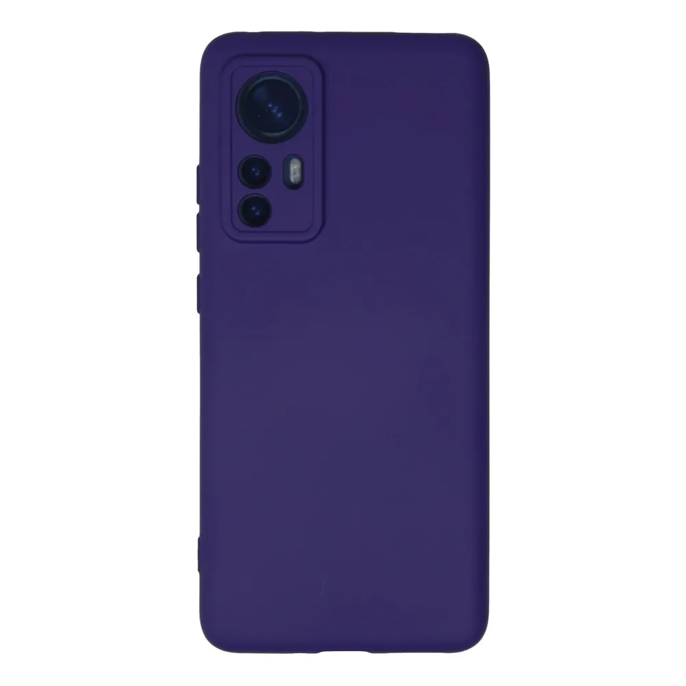 Newface Xiaomi Mi 12 Kılıf Nano Içi Kadife Silikon - Mor