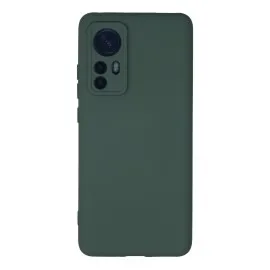 Newface Xiaomi Mi 12 Kılıf Nano içi Kadife Silikon - Koyu Yeşil