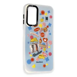 Newface Samsung Galaxy A14 4G Kılıf Estoril Desenli Kapak - Estoril - 16