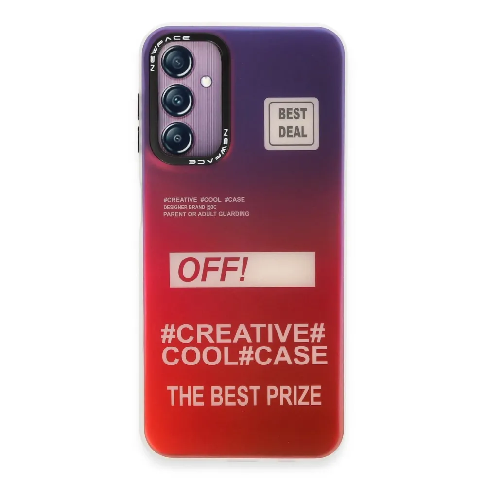 Newface Samsung Galaxy A24 4G Kılıf Estoril Desenli Kapak - Estoril - 9
