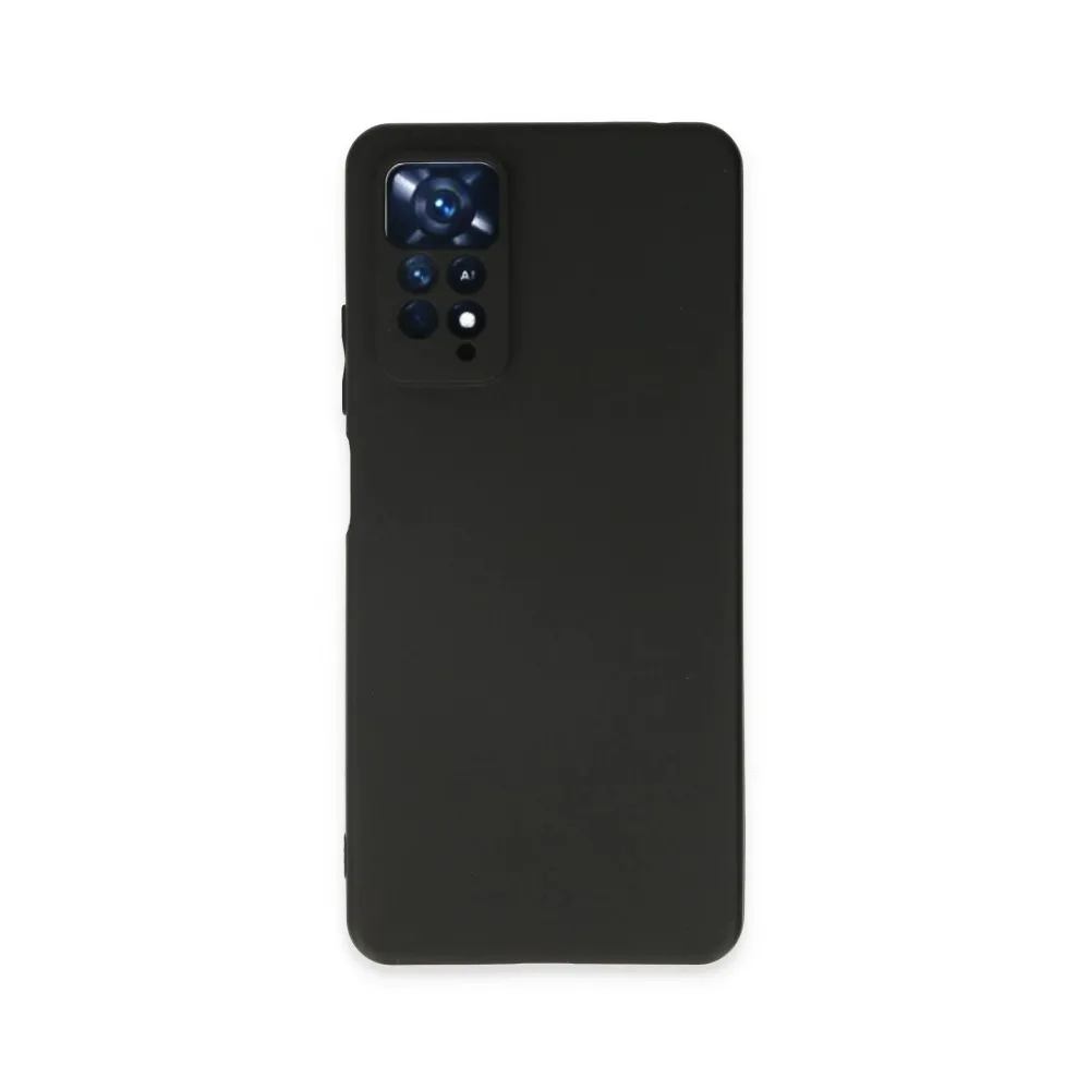 Newface Xiaomi Redmi Note 11 Kılıf First Silikon - Siyah