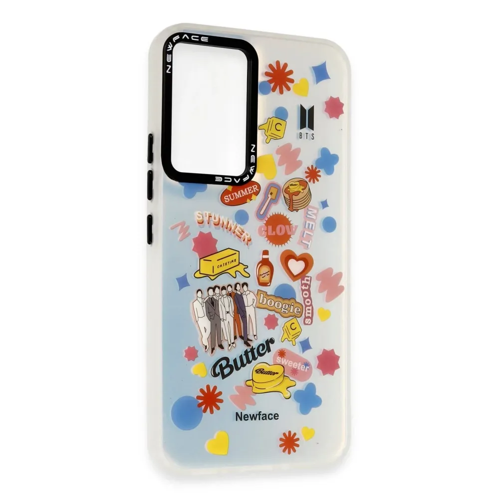 Newface Samsung Galaxy A54 5G Kılıf Estoril Desenli Kapak - Estoril - 16