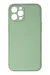 Newface Iphone 12 Pro Kılıf Coco Deri Silikon Kapak - Açık Yeşil