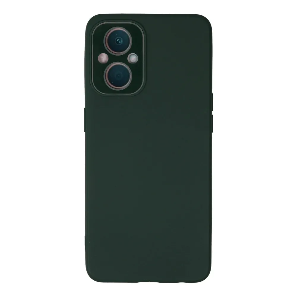 Newface Oppo Reno 7 Lite Kılıf Lansman Glass Kapak - Koyu Yeşil