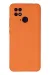 Newface Xiaomi Redmi 10C Kılıf Nano Içi Kadife Silikon - Turuncu