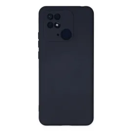 Newface Xiaomi Redmi 10C Kılıf Nano Içi Kadife Silikon - Lacivert