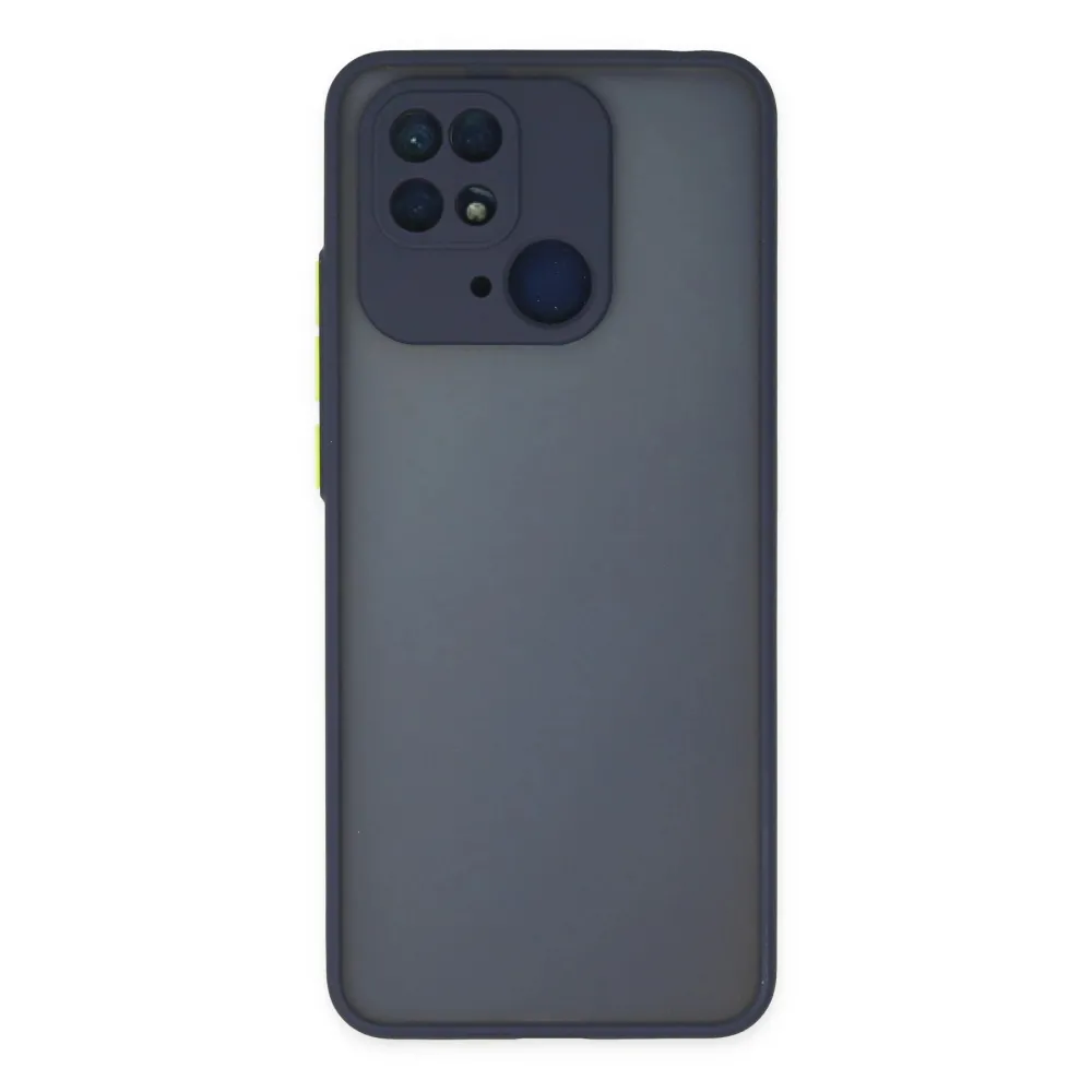 Newface Xiaomi Redmi 10C Kılıf Montreal Silikon Kapak - Lacivert